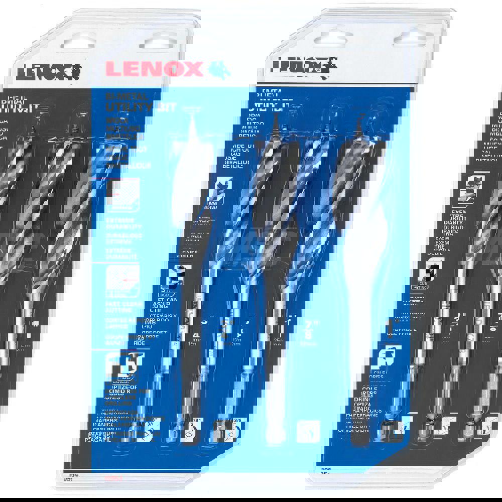 Drill Bit Set: Auger Drill Bits, 3 Pc, 1